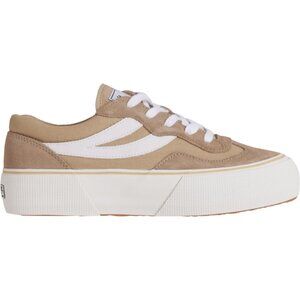 NEW Superga 3041 Revolley Color-Block Sneakers Grey Fossil-F White  257  2S4
